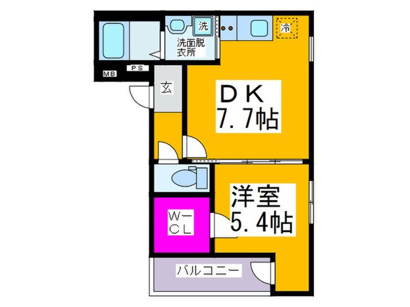 フジパレス我孫子前駅西Ⅱ番館の物件間取画像